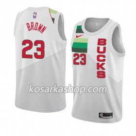 Dres Milwaukee Bucks Sterling Brown 23 Nike 2018-19 Bijela Swingman